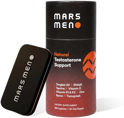 MARS MEN Aumentador de Testosterona Natural para Hombres - Suplemento Premium con Tongkat Ali, Fenogreco, Shilajit y Boro - Apoyo Masculino - Libido, - imagen 8