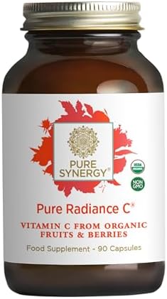 PURE SYNERGY Pure Radiance C | Cápsulas Orgánicas de Vitamina C | Suplemento Natural, No Transgénico con Camu Camu | Apoyo Inmunológico y de Colágeno - imagen 4