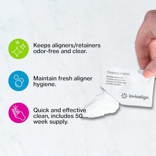 Cristales de Limpieza INVISALIGN para Alineadores y Retenedores, Paquete de 50 - imagen 2