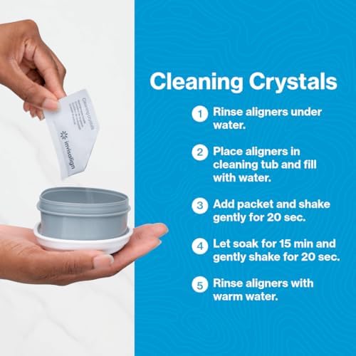 Cristales de Limpieza INVISALIGN para Alineadores y Retenedores, Paquete de 50 - imagen 3