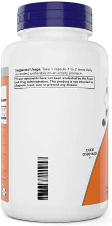 NOW Foods L-Theanine Doble Fuerza 200 mg por Cápsula - 180 Cápsulas Veganas - Enriquecido con 100 mg de Inositol - Suplemento Vegetariano y No - imagen 3