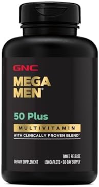 GNC Mega Men 50 Plus Multivitamínico para Hombres | Antioxidantes | Salud Cardiaca | Soporte Prostático y Circulatorio | 120 Cápsulas - imagen 5