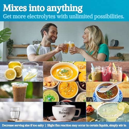 Polvo de Electrolitos FAST LYTE Sin Azúcar | Mezcla en Café, Sopa, Jugo, Agua, Smoothies, Caldo | Sin Edulcorantes ni Saborizantes | Keto y Sin - imagen 3