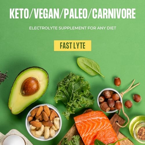 Polvo de Electrolitos FAST LYTE Sin Azúcar | Mezcla en Café, Sopa, Jugo, Agua, Smoothies, Caldo | Sin Edulcorantes ni Saborizantes | Keto y Sin - imagen 4