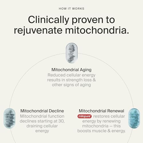 Gomitas de Suplemento Mitopure Urolithin A - Apoyo Clínicamente Comprobado para la Energía Celular, Fuerza Muscular y Longevidad en el Envejecimiento - imagen 3