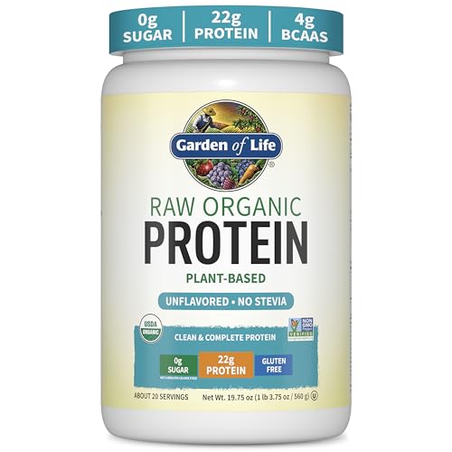 Garden of Life Proteína Vegana Orgánica en Polvo, Plantas y BCAAs, con Probióticos y Enzimas, Sin OGM, Sin Gluten, 1.2 LB - imagen 4