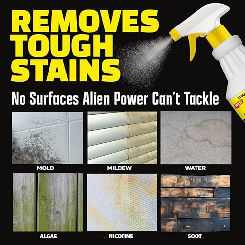 Alien Power Spray Quitamanchas Instantáneo para Moho, Hongos y Juntas, Limpiador Multiusos Sin Fregar para Baño y Superficies del Hogar - 3 Paquetes - imagen 6