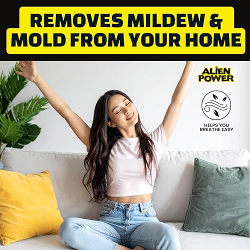 Alien Power Spray Quitamanchas Instantáneo para Moho, Hongos y Juntas, Limpiador Multiusos Sin Fregar para Baño y Superficies del Hogar - 3 Paquetes - imagen 7