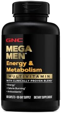 GNC Mega Men Multivitamínico Energía y Metabolismo para Hombres | Antioxidantes y Aumento de Quema de Calorías | 180 Cápsulas - imagen 4