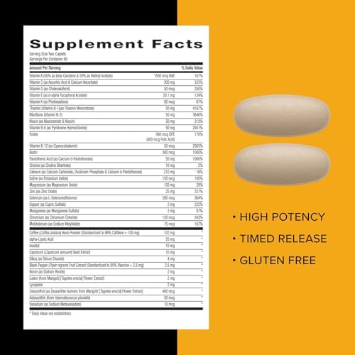 GNC Mega Men Multivitamínico Energía y Metabolismo para Hombres | Antioxidantes y Aumento de Quema de Calorías | 180 Cápsulas - imagen 6