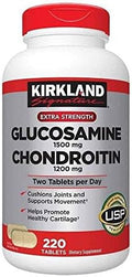 Kirkland Glucosamina Extra Fuerte 1500 mg y Condroitina 1200 mg, 220 Tabletas - imagen 1