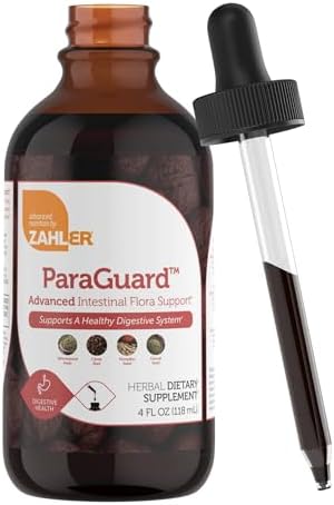 Zahler - ParaGuard Gotas Líquidas - Suplemento para la Salud Digestiva - Con Ajenjo, Ajo, Semilla de Calabaza, Clavo y Más - Apoyo Natural para - imagen 1