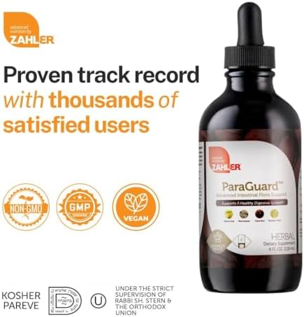 Zahler - ParaGuard Gotas Líquidas - Suplemento para la Salud Digestiva - Con Ajenjo, Ajo, Semilla de Calabaza, Clavo y Más - Apoyo Natural para - imagen 7