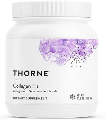 THORNE - Collagen Fit - Polvo de Péptidos de Colágeno Sin Sabor con Nicotinamida Ribósido - 15g de Péptidos de Colágeno y 14g de Proteína por Porción - imagen 1