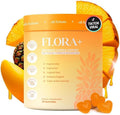 Gomitas probióticas Flora+ para mujeres ALLFEMME, equilibrio de pH, frescura y soporte de olor, con prebióticos y ácido hialurónico, sabor piña, - imagen 1