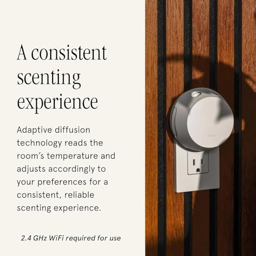 Difusor de Fragancia Pura Home 4 - Difusor Ajustable con Luz LED y Detección Automática de Viales - Dispositivo Wi-Fi para Aromatización - imagen 3