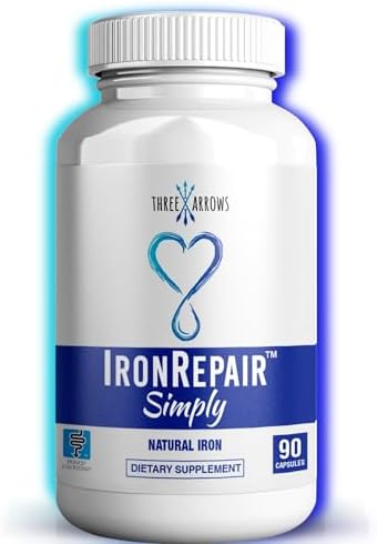 Suplemento de Hierro Simply Natural, Mejor Absorción y Suave para el Estómago, Bajo en FODMAP, Aumenta Hemoglobina y Ferritina, 90 Cápsulas de - imagen 1