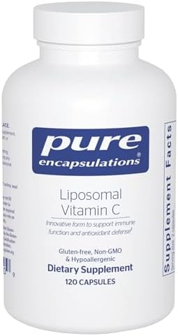 Vitaminas Liposomales C de Pure Encapsulations - Suplemento para el Sistema Inmunológico - Antioxidante - 120 Cápsulas Sin Gluten y No OGM - imagen 1