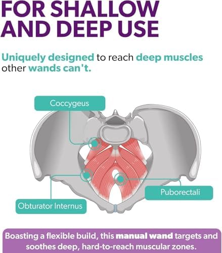 Varita Pélvica Intimate Rose, Masajeador de Puntos Gatillo para Suelo Pélvico, Herramienta de Masaje Perineal para Terapia Física y Alivio del Dolor, - imagen 3