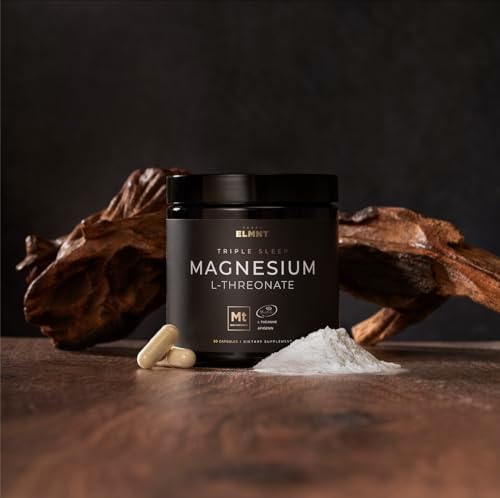 Suplemento de Magnesio L-Treonato Triple Sleep con Apigenina, Teanina y Magtein - Cápsulas de Magnesio de Alta Absorción para Hombres y Mujeres - imagen 3