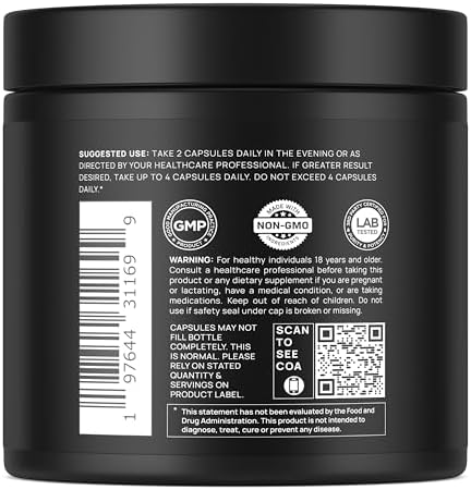 Suplemento de Magnesio L-Treonato Triple Sleep con Apigenina, Teanina y Magtein - Cápsulas de Magnesio de Alta Absorción para Hombres y Mujeres - imagen 8