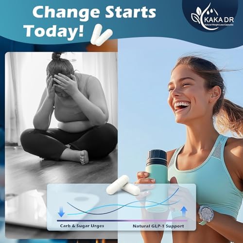 Suplemento KAKA DR GLP-1 para Mujeres, Supresor del Apetito y Pérdida de Peso | Quema Grasa Abdominal, Acelera el Metabolismo, Bloqueador de - imagen 5