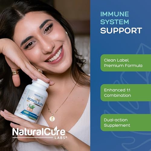 Natural Cure Labs L-Lisina con Monolaurina 600mg 1:1, 100 Cápsulas - imagen 4