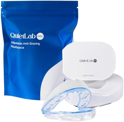 Bocadillo Antisnor QuietLab Pro - Protector Bucal Ajustable, Diseñado por Ortodoncistas, Sin Necesidad de Hervir - Grado Médico Libre de BPA para - imagen 1