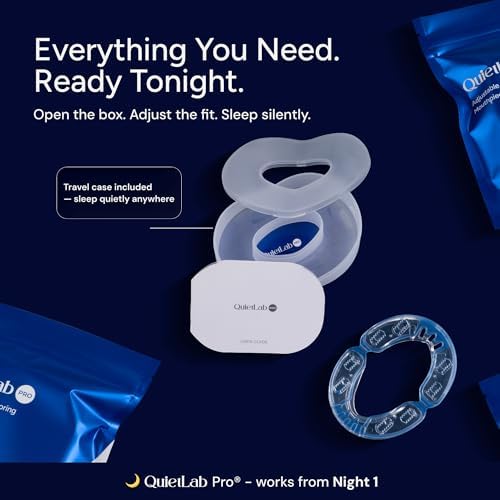 Bocadillo Antisnor QuietLab Pro - Protector Bucal Ajustable, Diseñado por Ortodoncistas, Sin Necesidad de Hervir - Grado Médico Libre de BPA para - imagen 5