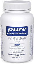 Suplemento Avanzado de Belleza Pure Encapsulations para Cabello/Piel/Uñas - Biotina y Colágeno para Cabello Saludable, Uñas Fuertes y Piel Joven - 60 - imagen 1