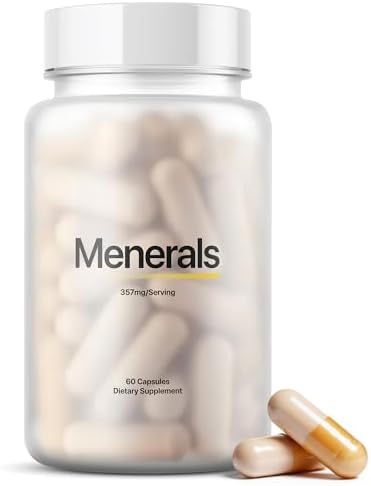 Multivitamínico Masculino Menerals – Suplemento Mineral Todo en Uno con Minerales Naturales y Ácido Fúlvico – Apoya Energía, Vitalidad y Salud - imagen 1