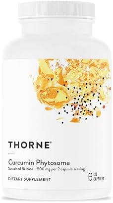THORNE - Curcumina Fitosoma 500 mg (Meriva) - Liberación Sostenida, Estudio Clínico - Apoya la Respuesta Inflamatoria Saludable en Articulaciones, - imagen 1