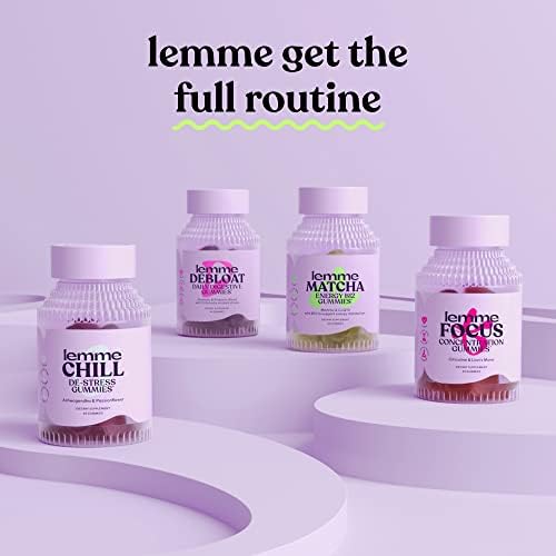 Gomitas Lemme Focus para Concentración y Salud Cerebral con Cognizin Citicolina, Hongo Melena de León y Vitamina B12 - Sin Gluten, Sin Cafeína, Fresa - imagen 8
