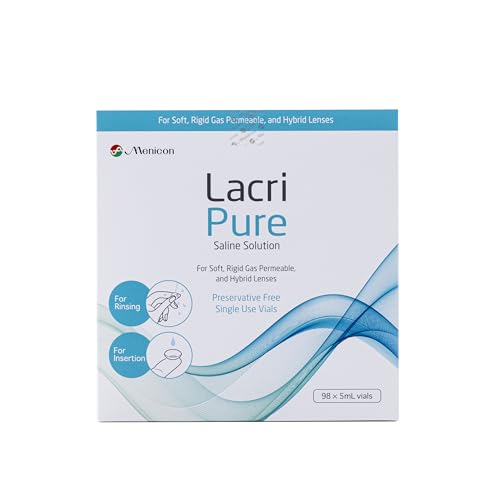 Solución Salina Menicon LacriPure para Lentes de Contacto, 98 Viales de 5ml (Suministro para 3 Meses) - imagen 2
