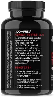 Jocko Fuel Test Booster para Hombres - Aumenta la Resistencia, Energía y Fuerza - Constructor Muscular y Soporte de Óxido Nítrico con Jengibre, - imagen 2