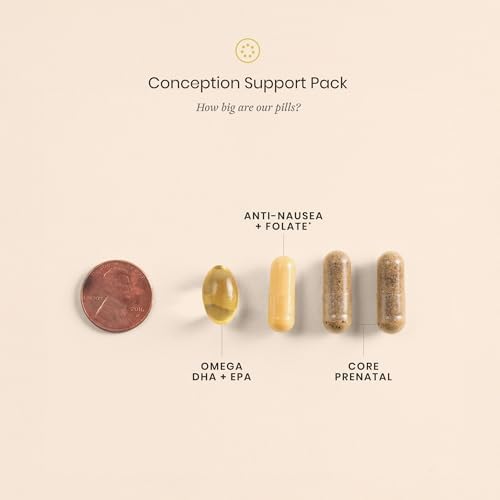 Perelel Paquete de Soporte para la Concepción, Multivitamínico Prenatal con DHA Omega 3, COQ10 y Folato, Apoya la Fertilidad Femenina, Libre de Soja - imagen 7