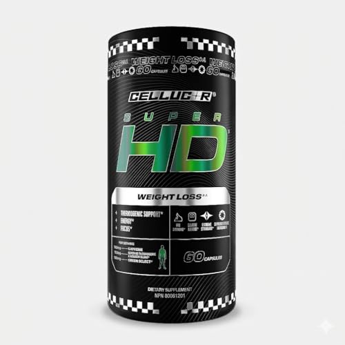 Suplemento para Pérdida de Peso Cellucor SuperHD, Quema de Grasa Termogénica, Supresor de Apetito y Aumentador de Energía, 60 Cápsulas - imagen 4
