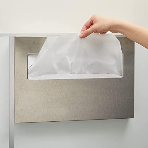 Cubiertas desechables para asiento de inodoro Juvale - 14 x 16 in, blancas, 1000 piezas, 4 paquetes de 250 - Protectores de papel para baño y viajes - imagen 2
