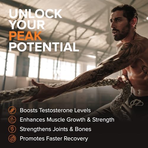 STRIVLABS Peak Potential 12 en 1 Soporte de Testosterona para Hombres – Fenogreco, Ashwagandha y Tongkat Ali – Fuerza Natural, Energía y Aumento - imagen 4