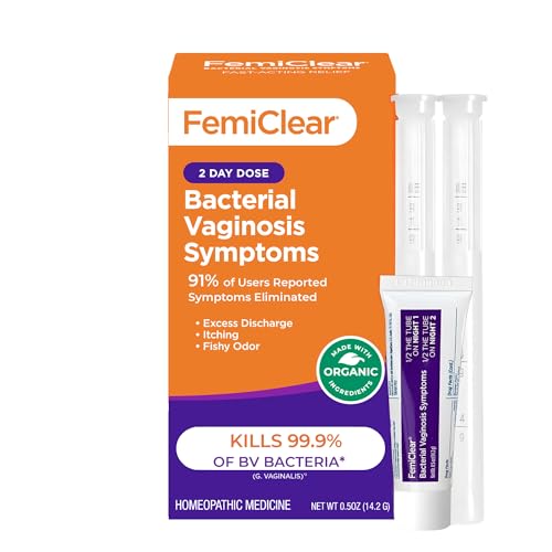 Ungüento FemiClear para Síntomas de Vaginosis Bacteriana, Dosis de 2 Días, 0.5 Oz, Alivio Rápido para Olor, Picazón y Flujo, Ingredientes Naturales y - imagen 1