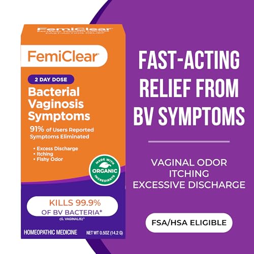 Ungüento FemiClear para Síntomas de Vaginosis Bacteriana, Dosis de 2 Días, 0.5 Oz, Alivio Rápido para Olor, Picazón y Flujo, Ingredientes Naturales y - imagen 2