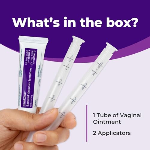 Ungüento FemiClear para Síntomas de Vaginosis Bacteriana, Dosis de 2 Días, 0.5 Oz, Alivio Rápido para Olor, Picazón y Flujo, Ingredientes Naturales y - imagen 7