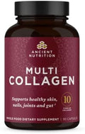 Píldoras de Colágeno Hidrolizado Ancient Nutrition, Suplemento Multi Colágeno Tipos I, II, III, V y X, 90 Cápsulas para Piel, Uñas, Salud Digestiva y - imagen 1