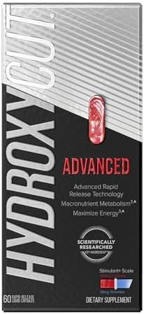 Hydroxycut Advanced - Suplemento Termogénico para Metabolismo y Energía - C. Canephora, Extracto de Yohimbe y 200 mg de Cafeína - Cápsulas Líquidas - imagen 1