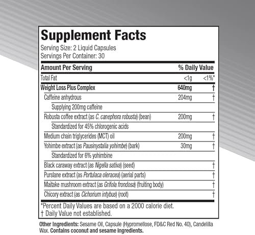 Hydroxycut Advanced - Suplemento Termogénico para Metabolismo y Energía - C. Canephora, Extracto de Yohimbe y 200 mg de Cafeína - Cápsulas Líquidas - imagen 5