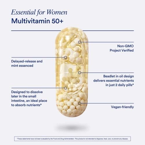 Multivitamínico Diario Ritual para Mujeres 50+ - Vitaminas y Minerales Esenciales para Menopausia, Energía, Corazón, Huesos y Cerebro - Vegano - - imagen 5