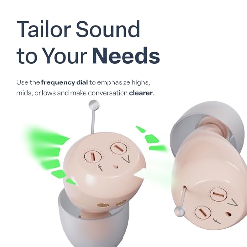 Audien Atom One Audífonos para la Pérdida Auditiva - Inalámbricos, Recargables y Cómodos | Sonido Claro en un Diseño Pequeño y Discreto para Adultos - imagen 5