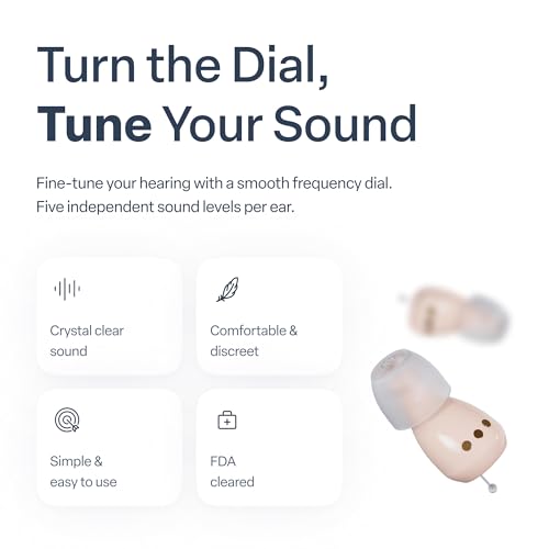 Audien Atom One Audífonos para la Pérdida Auditiva - Inalámbricos, Recargables y Cómodos | Sonido Claro en un Diseño Pequeño y Discreto para Adultos - imagen 6