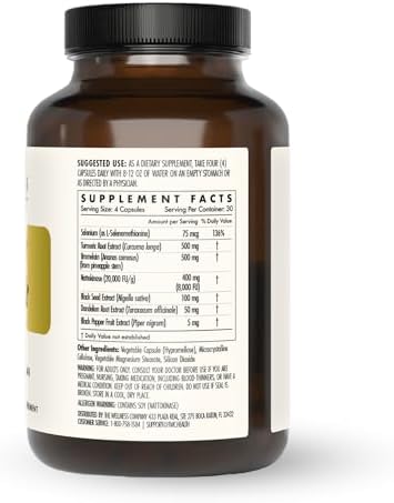 Ultimate Spike Detox de The Wellness Company – Diseñado por el Dr. McCullough - 3 en 1 Nattokinasa, Cúrcuma y Bromelina Extra Fuerte | 120ct - imagen 3