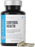 LES Labs Cortisol Health – Alivio del Estrés, Respuesta de Cortisol Balanceada, Relajación y Sueño Profundo – Fosfatidilserina, Magnesio, Corteza de - imagen 1
